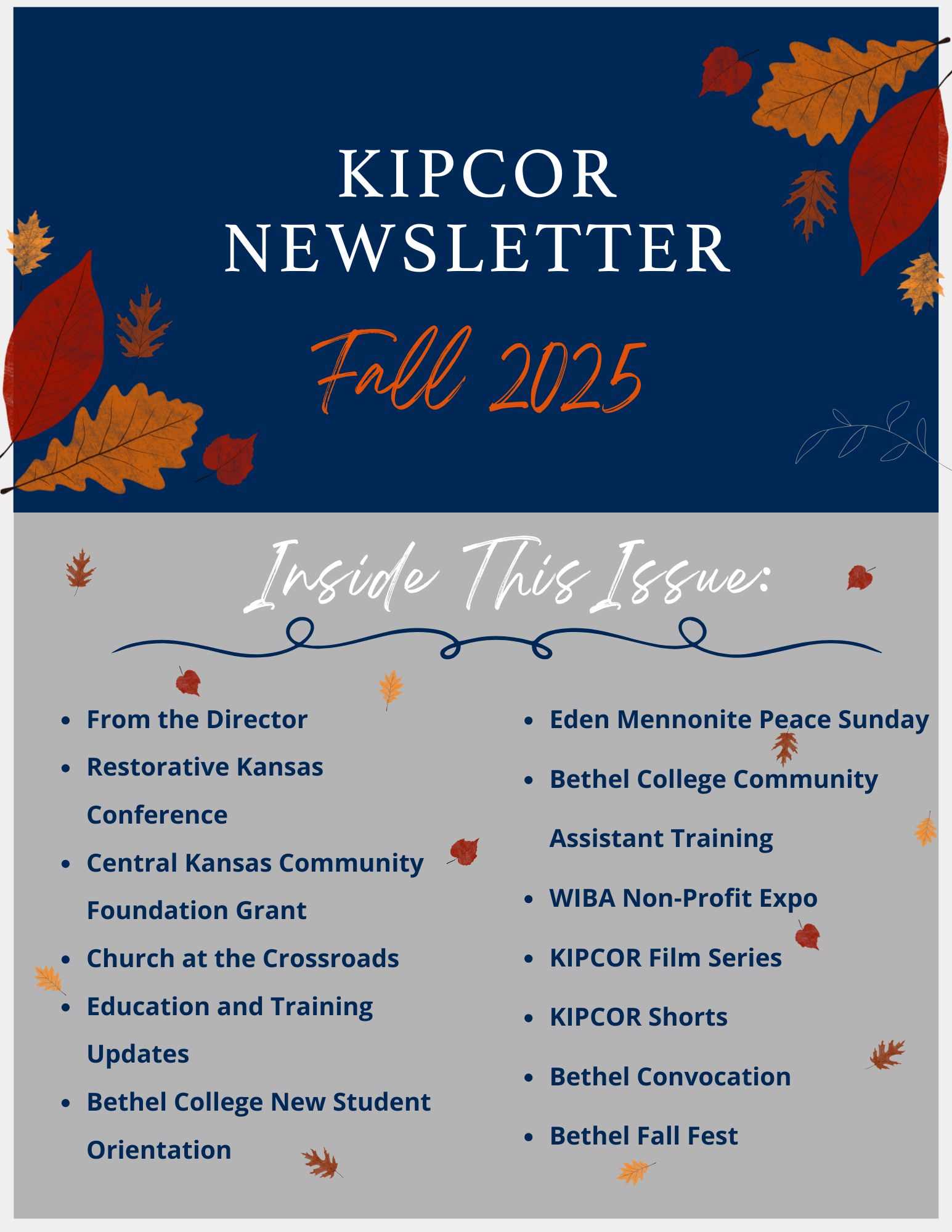 Fall Newsletter 2025