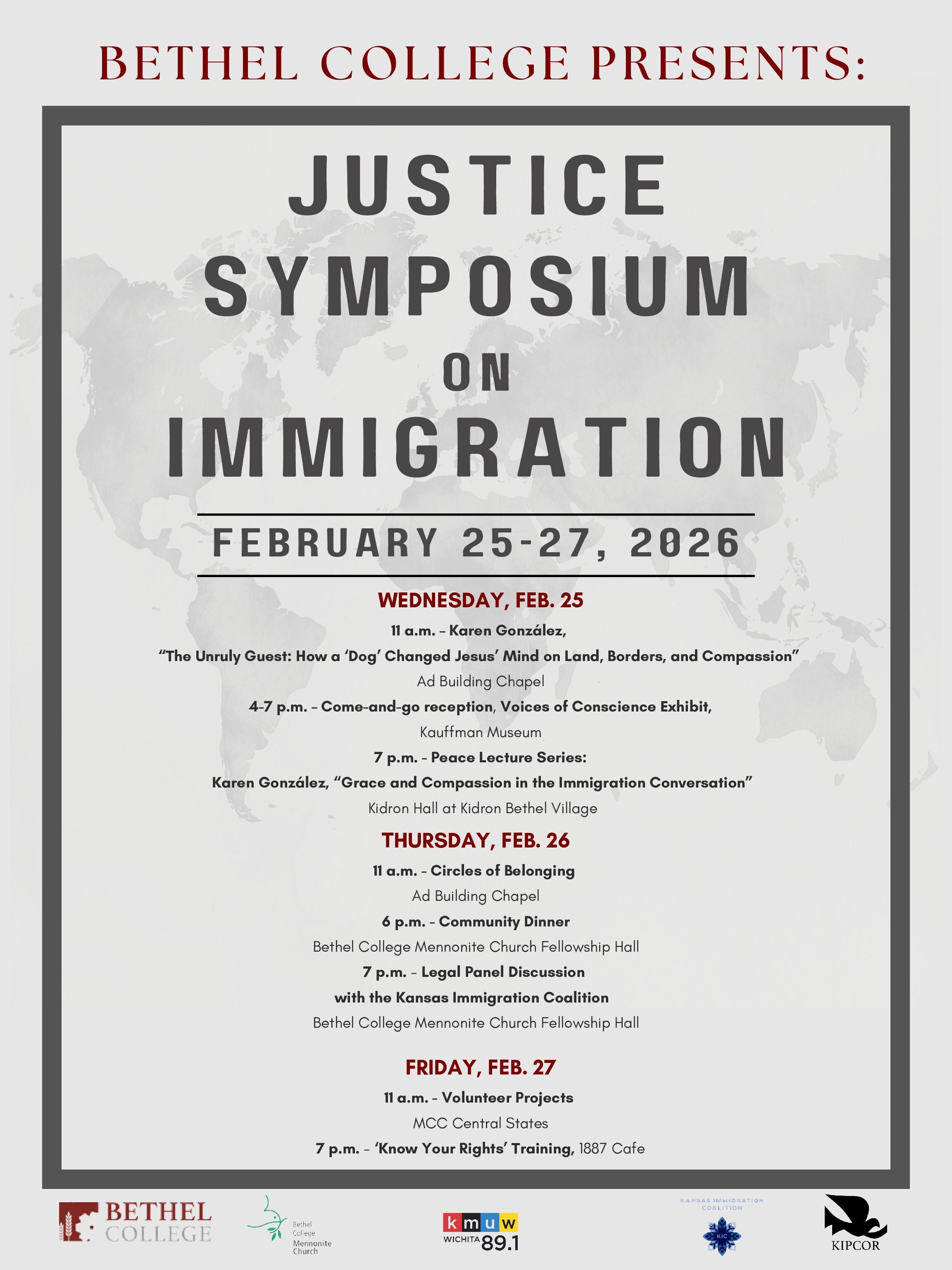 2026 Justice Symposium & Peace Lecture